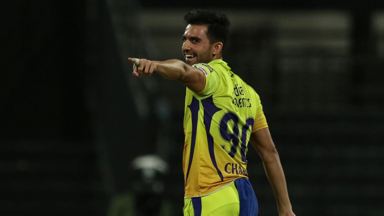 IPL - CSK news - For Deepak Chahar, rehab is a chance to get stronger - with ball and bat