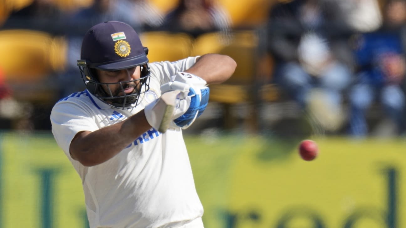 Rohit Sharma doesn't take the field in Dharamsala Test due to stiff back