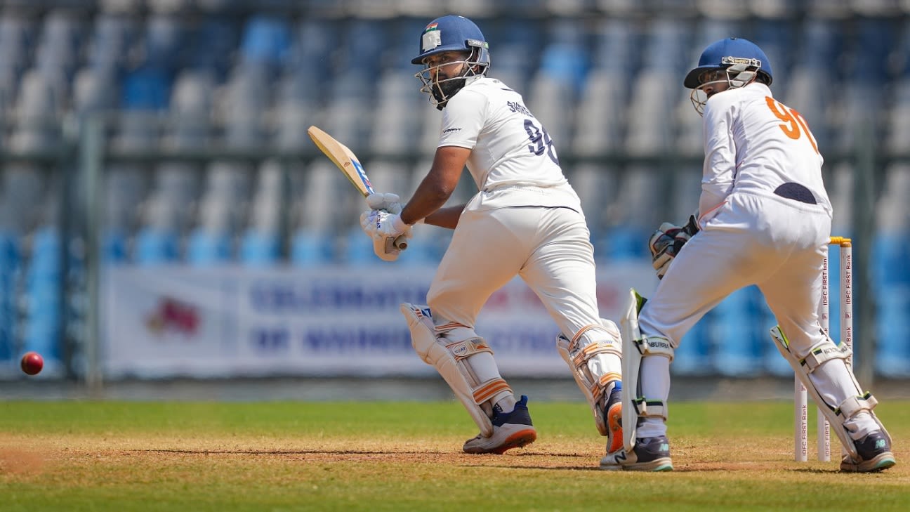Ranji Trophy final - Shreyas Iyer off the field for Mumbai for second day in a row