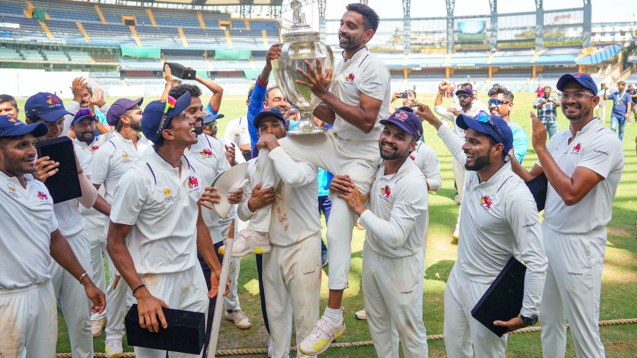 Ranji Trophy 2023-24 - Ajinkya Rahane toasts Mumbai's 'great team culture' for Ranji success