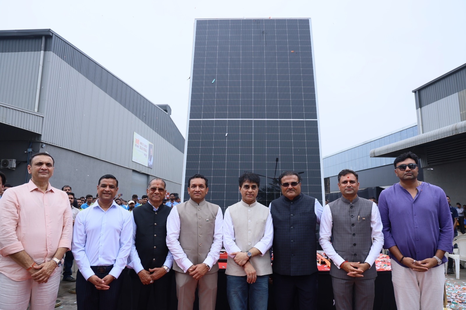 Goldi Solar Creates World's Largest Solar Module to Honour PM Modi's 75th Birthday