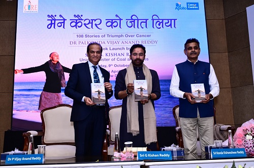 Union Minister G. Kishan Reddy Launches "Maine Cancer Ko Jeet Liya" by Dr. Vijay Anand Reddy at Indraprastha Apollo Hospitals