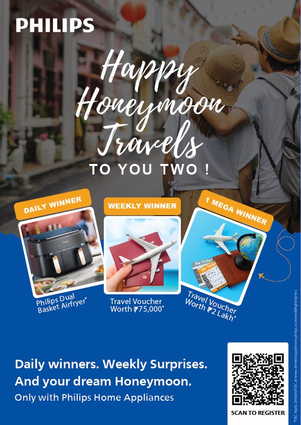 Celebrating New Beginnings: Philips Home Appliances Unveils &apos;Happy Honeymoon Travels&apos; for India&apos;s Wedding Season