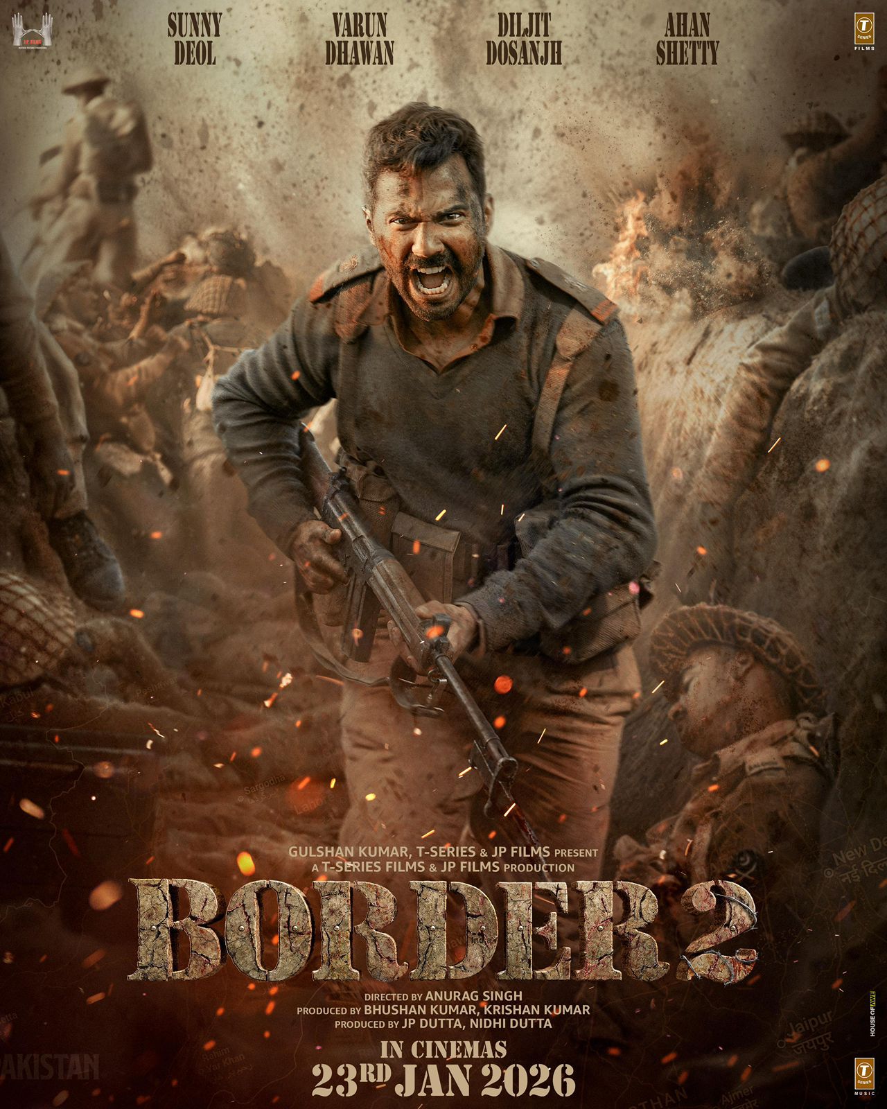 Varun Dhawan’s First Look from Border 2 Unveiled.