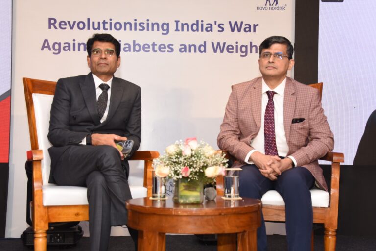 Pic_Ozempic Launch-R to L-Mr. Vikrant Shrotriya and Dr AG Unnikrishnan