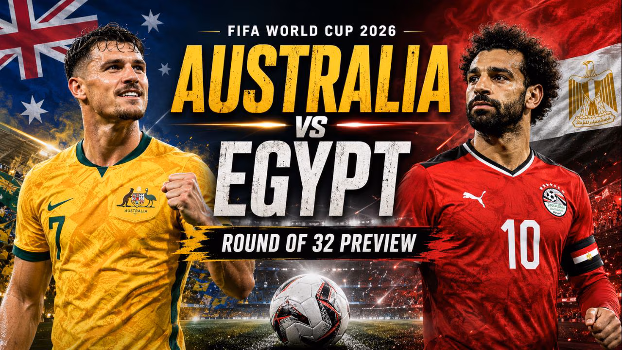 FIFA World Cup 2026 Round of 32, ⁠Australia vs Egypt Live Streaming Info: Mohamed Salah in injury doubt as Pharaohs face Socceroos
