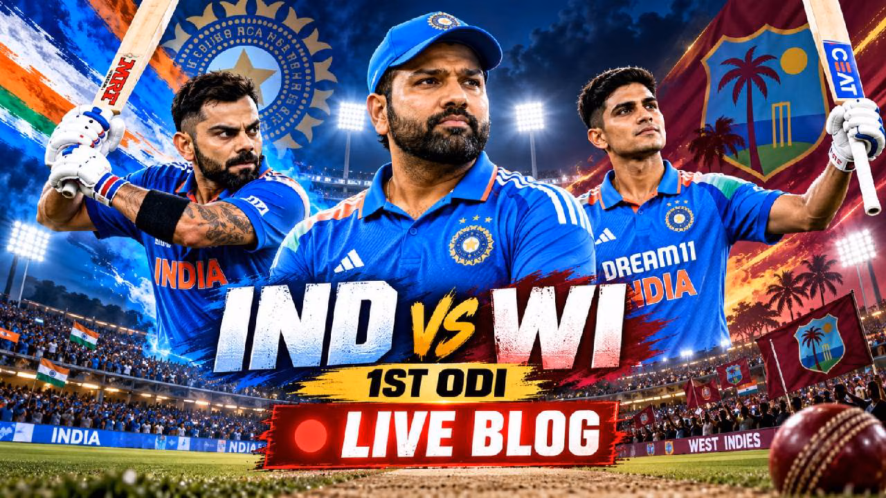 IND vs WI 1st ODI Live: Virat Kohli and Rohit Sharma will be seen in action soon against West Indies